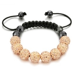 Betrouwbare Vrouwelijke Bolvormige Kristallen Armband