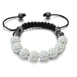 Betrouwbare Vrouwelijke Bolvormige Kristallen Armband