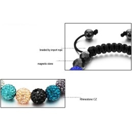 Betrouwbare Vrouwelijke Bolvormige Kristallen Armband