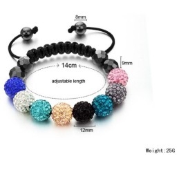 Betrouwbare Vrouwelijke Bolvormige Kristallen Armband