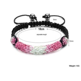 Kwaliteit En Kwantiteit Gegarandeerde Vrouwelijke Bolvormige Kristallen Armband