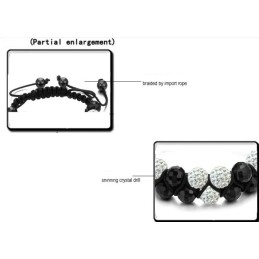 Betrouwbare Kwaliteit Vrouwelijke Bolvormige Kristallen Armband