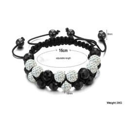 Betrouwbare Kwaliteit Vrouwelijke Bolvormige Kristallen Armband