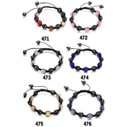 Hoogwaardige Vrouwelijke Bolvormige Kristallen Armband