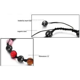 Hoogwaardige Vrouwelijke Bolvormige Kristallen Armband