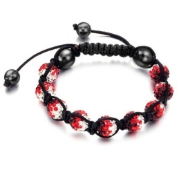 Uitstekende Kwaliteit Vrouwelijke Bolvormige Kristallen Armband
