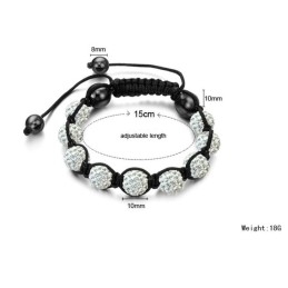 Uitstekende Kwaliteit Vrouwelijke Bolvormige Kristallen Armband