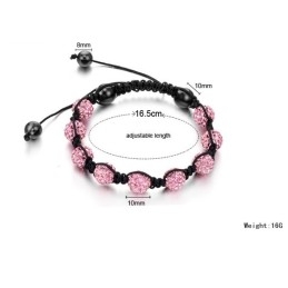 Gemakkelijk Te Gebruiken Vrouwelijke Bolvormige Kristallen Armband