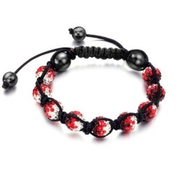 Hoogwaardige Vrouwelijke Bolvormige Kristallen Armband