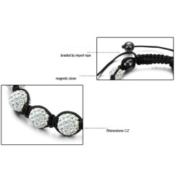 Hoogwaardige Vrouwelijke Bolvormige Kristallen Armband