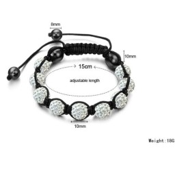 Hoogwaardige Vrouwelijke Bolvormige Kristallen Armband