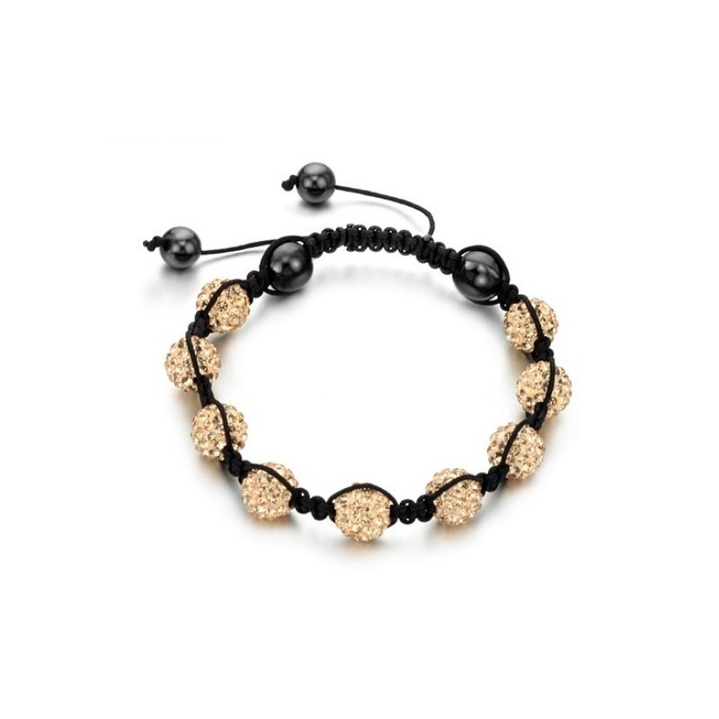 Stabiele Kwaliteit Vrouwelijke Bolvormige Kristallen Armband