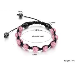 Stabiele Kwaliteit Vrouwelijke Bolvormige Kristallen Armband