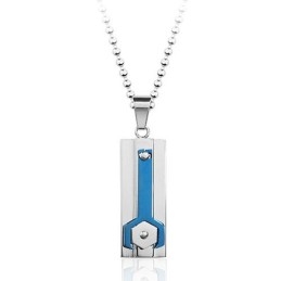 Kalmblauwe Titanium Hanger Mechanisch - Gratis Ketting