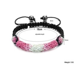 Kwaliteit En Kwantiteit Gegarandeerde Vrouwelijke Bolvormige Kristallen Armband