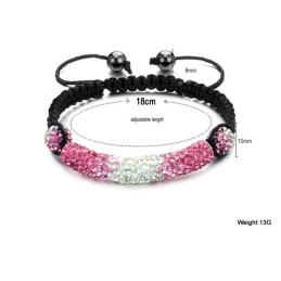 Hoogwaardige Vrouwelijke Bolvormige Kristallen Armband