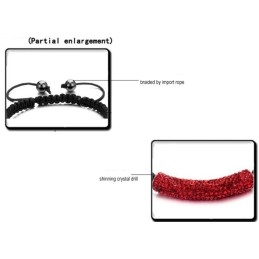 Betrouwbare Kwaliteit Vrouwelijke Bolvormige Kristallen Armband