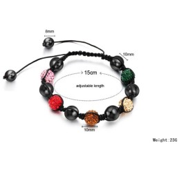 Goed Verkocht Over De Hele Wereld: Vrouwelijke Bolvormige Kristallen Armband