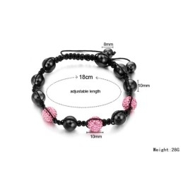 Hoogwaardige Vrouwelijke Bolvormige Kristallen Armband