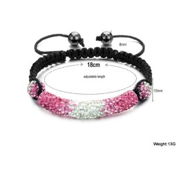 Duurzame Vrouwelijke Bolvormige Kristallen Armband