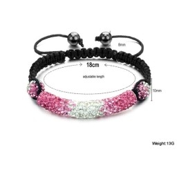 Hoogwaardige Vrouwelijke Bolvormige Kristallen Armband