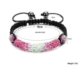 Uitstekende Kwaliteit Vrouwelijke Bolvormige Kristallen Armband
