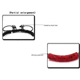Stabiele Kwaliteit Vrouwelijke Bolvormige Kristallen Armband