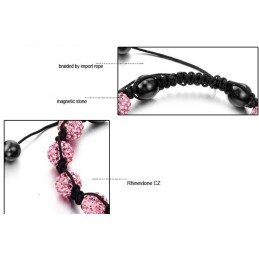Hoogwaardige Vrouwelijke Bolvormige Kristallen Armband