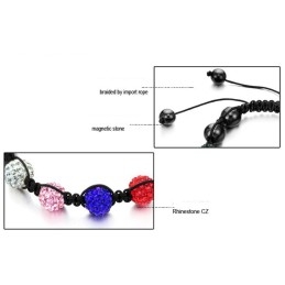 Volledige Specificaties Vrouwelijke Bolvormige Kristallen Armband