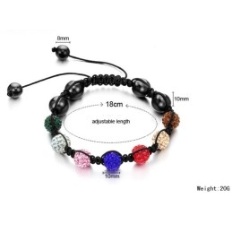 Volledige Specificaties Vrouwelijke Bolvormige Kristallen Armband