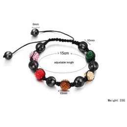 Vrouwelijke Bolvormige Kristallen Armband Van Superieure Kwaliteit