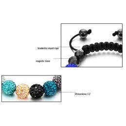 Stabiele Kwaliteit Vrouwelijke Bolvormige Kristallen Armband