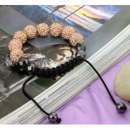 Gemakkelijk Te Gebruiken Vrouwelijke Bolvormige Kristallen Armband