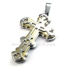 Prachtige Titanium Kruishanger Voor Heren (Gratis Ketting)