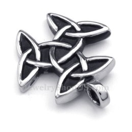 Titanium Keltische Knoop Hanger Ketting (Gratis Ketting)