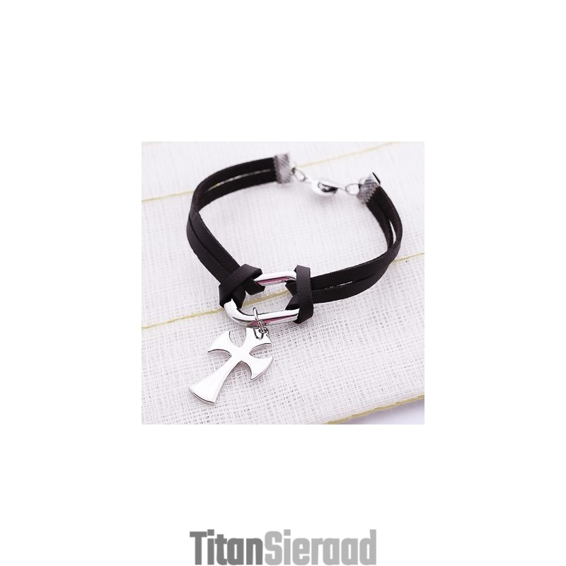 Wonens Titanium Kruisarmbanden Wonens Titanium Kruisarmbanden