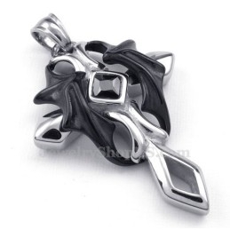 De Cross Titanium Hanger Ketting (Gratis Ketting)