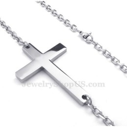 Titanium Kruishanger Ketting (Gratis Ketting)