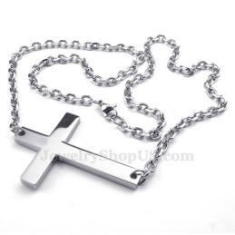 Titanium Kruishanger Ketting (Gratis Ketting)