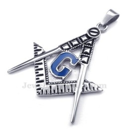 Titanium Vrijmetselaarshanger Ketting (Gratis Ketting)