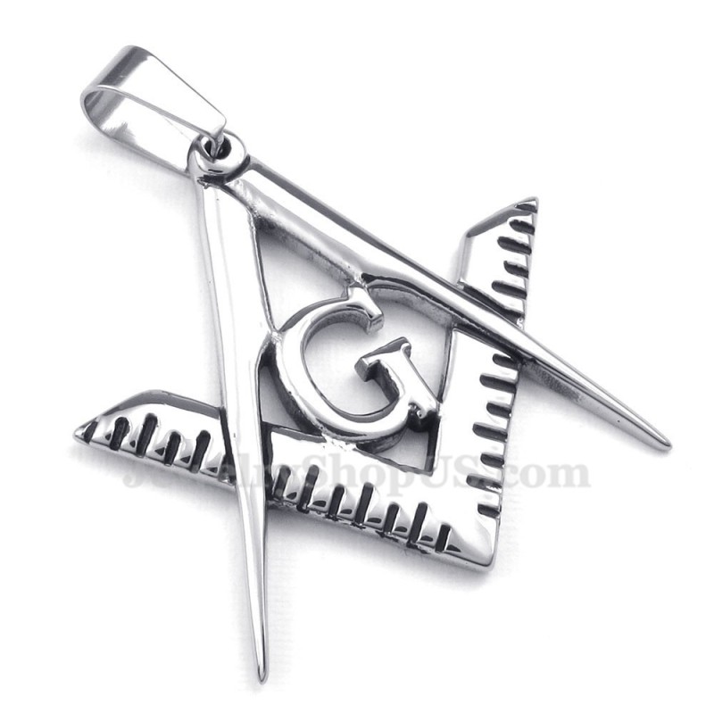 Titanium Vrijmetselaarshanger Ketting (Gratis Ketting) Titanium Vrijmetselaarshanger Ketting (Gratis Ketting)