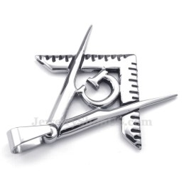 Titanium Vrijmetselaarshanger Ketting (Gratis Ketting)