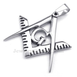 Titanium Vrijmetselaarshanger Ketting (Gratis Ketting)