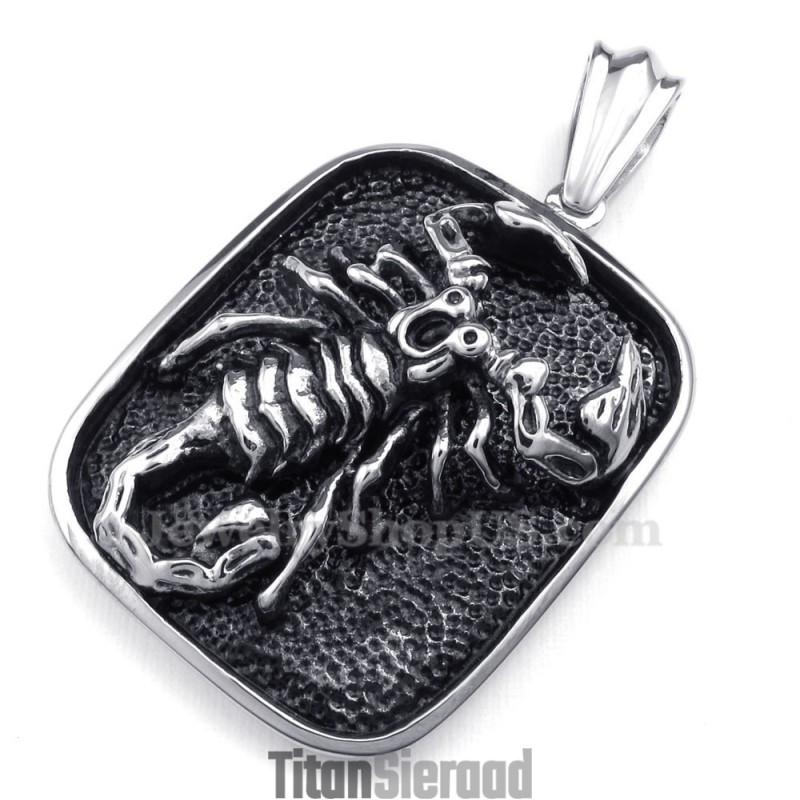 Titanium Schorpioen Hanger Ketting (Gratis Ketting) Titanium Schorpioen Hanger Ketting (Gratis Ketting)