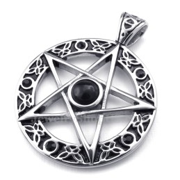 Titanium Ster Hanger Ketting (Gratis Ketting)