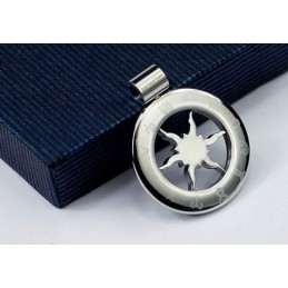 Horoscoop Cirkel Titanium Hanger - Gratis Ketting