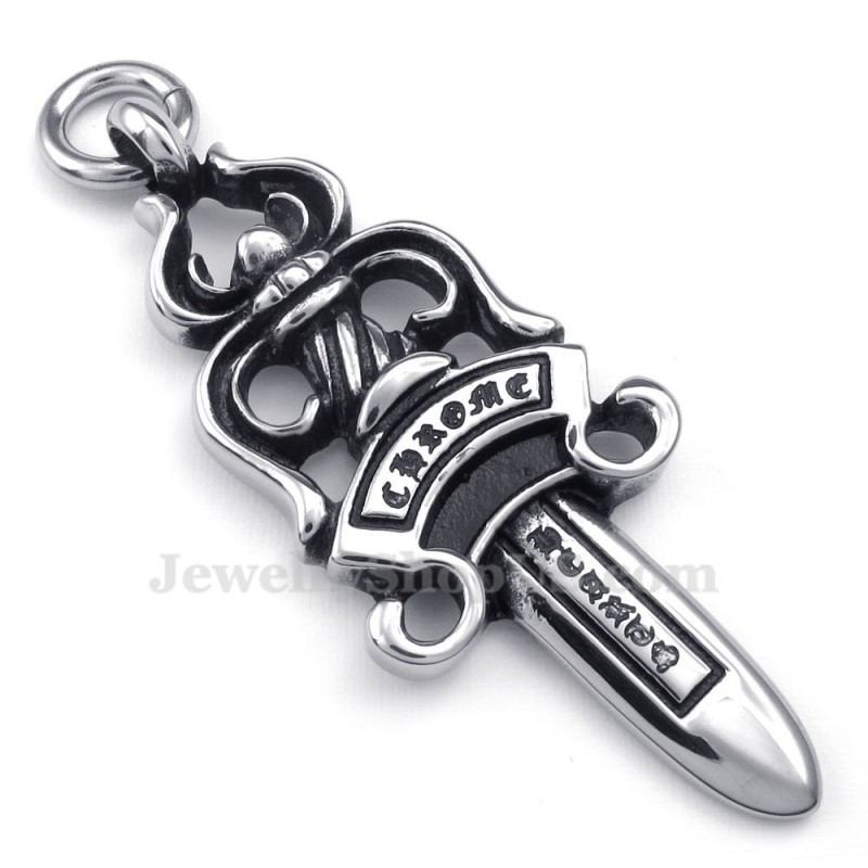 Titanium Zwaard Hanger Ketting (Gratis Ketting)