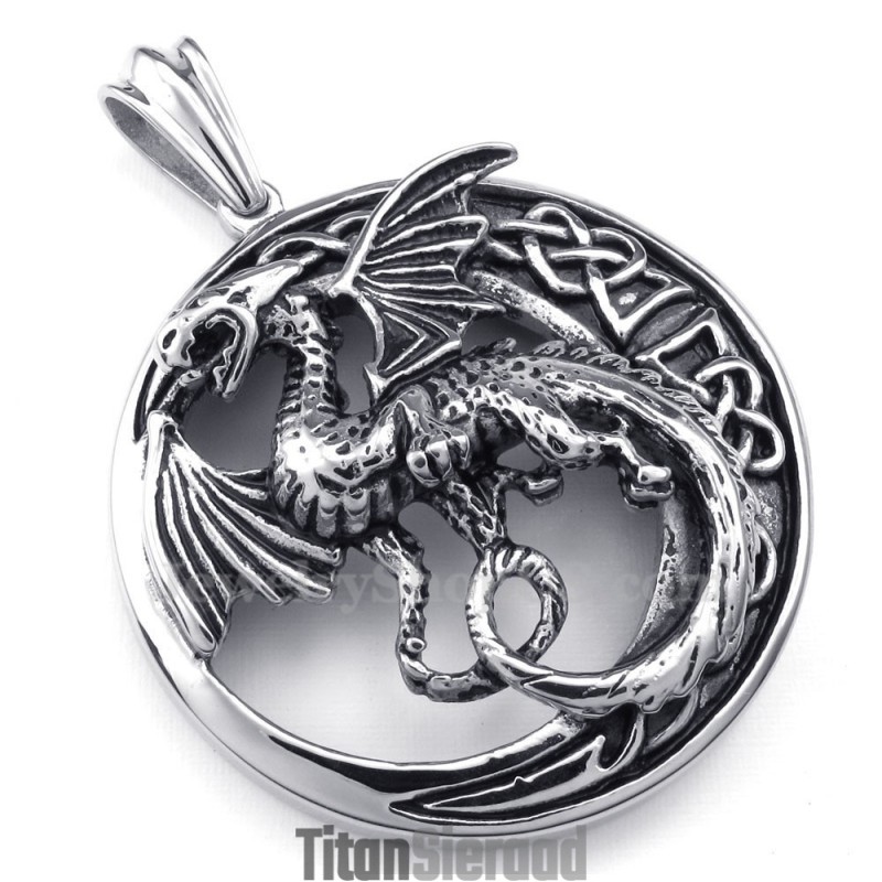 Titanium Pterosaur Hanger Ketting (Gratis Ketting)