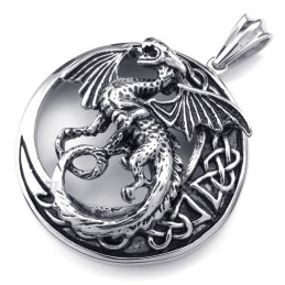 Titanium Pterosaur Hanger Ketting (Gratis Ketting)