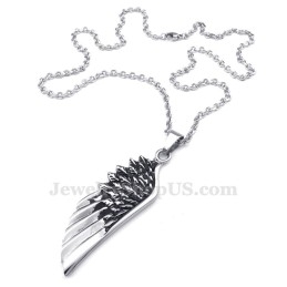 Titanium Verenhanger Ketting (Gratis Ketting)
